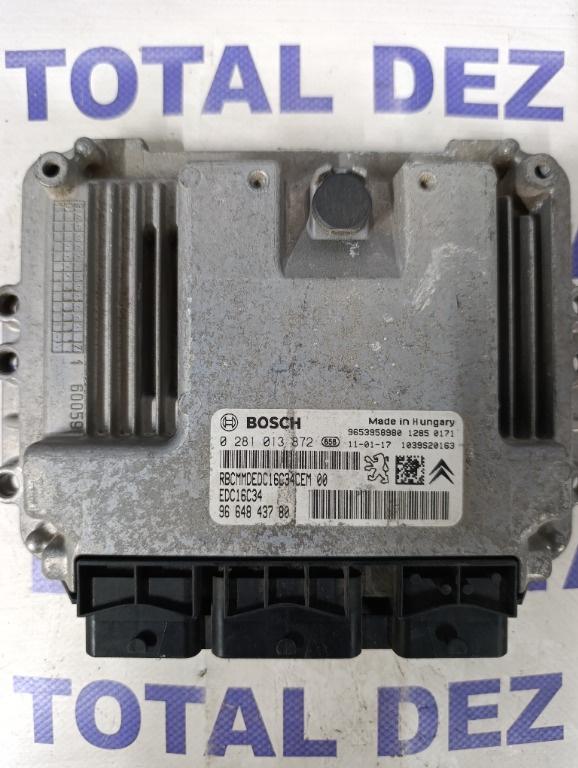 Calculator Motor (ECU) Peugeot 308 I (4A/C) 1.6 HDi (90/110 CP) - 0281013872