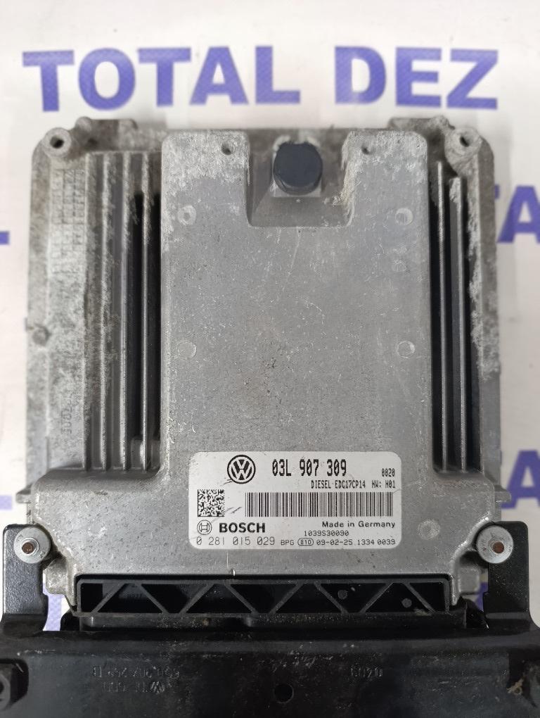 Calculator Motor (ECU) Volkswagen Passat B6 (3C2/3C5) 2.0 TDI CR (CBAB) - 0281015029 / 03L907309