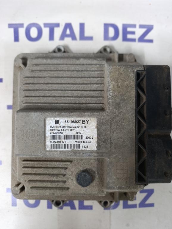 Calculator Motor (ECU) Opel Meriva A (X03) 1.3 CDTI (75 CP) - 55198927 / MJD6O2M1