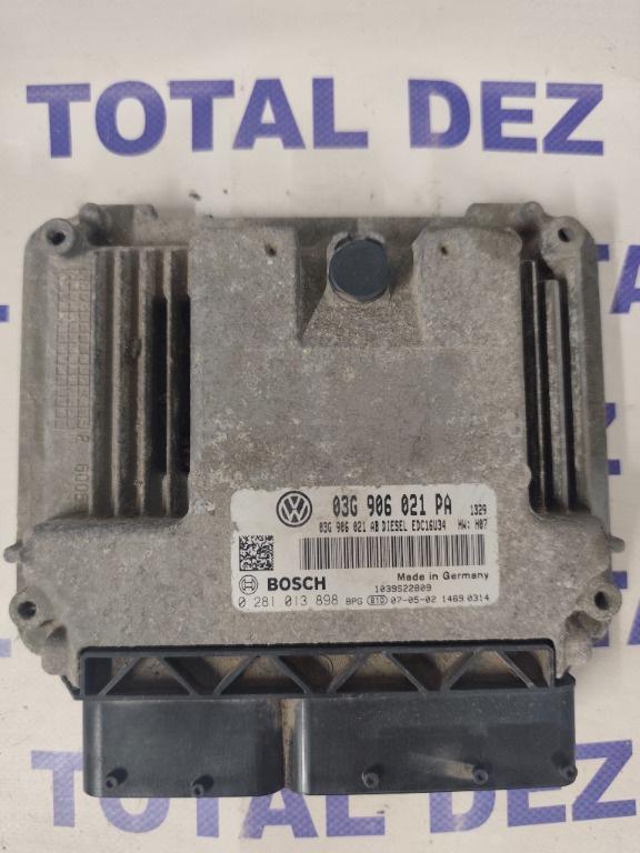 Calculator Motor (ECU) Seat Leon (1P1) 1.9 TDI (BLS) - 0281013898 / 03G906021PA