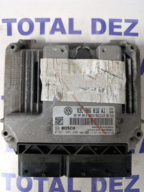 Calculator Motor (ECU) Volkswagen Golf 6 (5K1) 1.4 MPI (80 CP) - 03C906016AJ / 0261S05808
