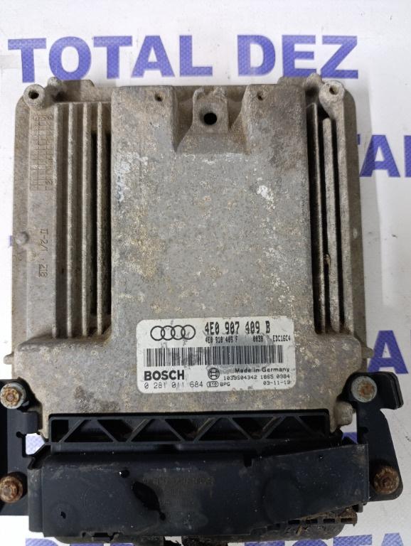 Calculator Motor (ECU) Audi A8 (D3/4E) 4.0 V8 TDI (ASE - 275 CP) - 4E0907409B / 0281011684