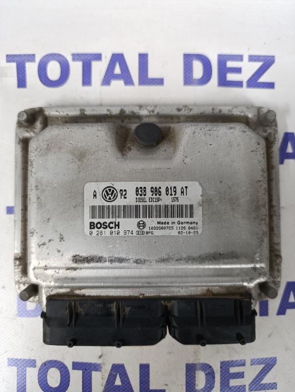 Calculator Motor (ECU) Volkswagen Golf 4 (1J1) 1.9 TDI (AXR - 101 CP) - 0281010974 / 038906019AT