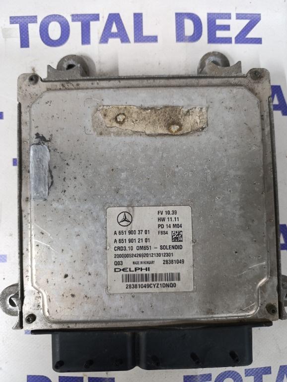 Calculator Motor (ECU) Mercedes-Benz E-Class (W212) E 200 / E 220 / E 250 CDI - A6519003701 / A6519012101