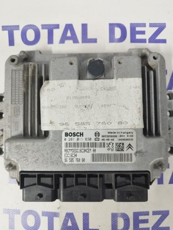Calculator Motor (ECU) Peugeot 307 / SW / CC 1.6 HDi (110 CP) - 9658576080 / 0281011630