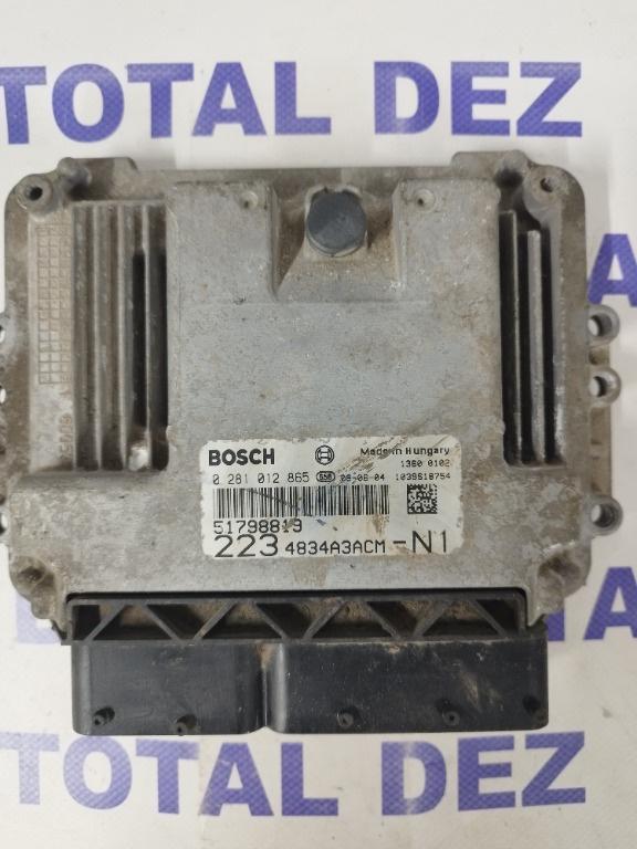 Calculator Motor (ECU) Fiat Doblo (223) 1.9 JTD MultiJet (105/120 CP) - 0281012865 / 51798819