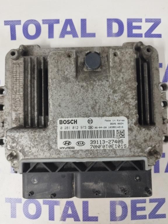 Calculator Motor (ECU) Hyundai Sonata V (NF) 2.0 CRDi (140 CP) - 0281012973 / 39113-27405