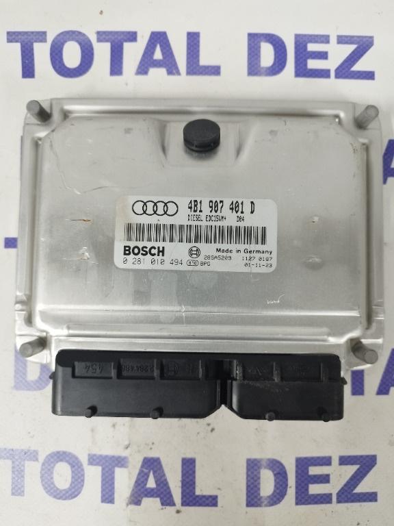 Calculator Motor (ECU) Audi A6 (C5) 2.5 TDI V6 (155/163 CP) - 0281010494 / 4B1907401D
