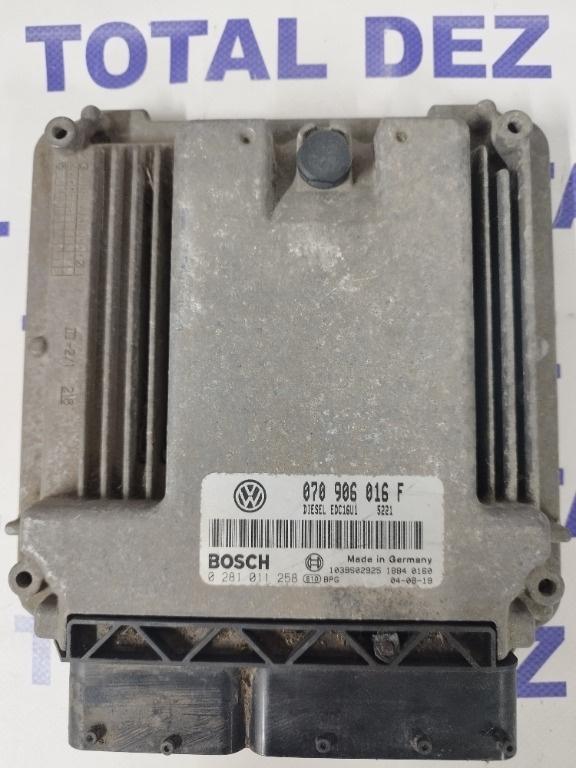 Calculator Motor (ECU) Volkswagen Touareg (7LA, 7L6) 2.5 R5 TDI (174 CP) - 0281011258 / 070906016F
