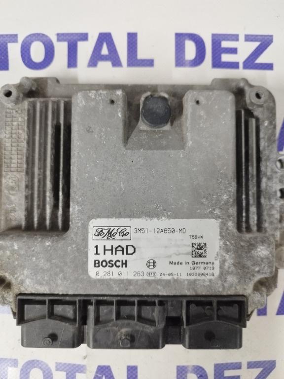 Calculator Motor (ECU) Ford Focus Mk2 (DA_, HCP, DP) 1.6 TDCi (109 CP) - 3M51-12A650-MD / 0281011263