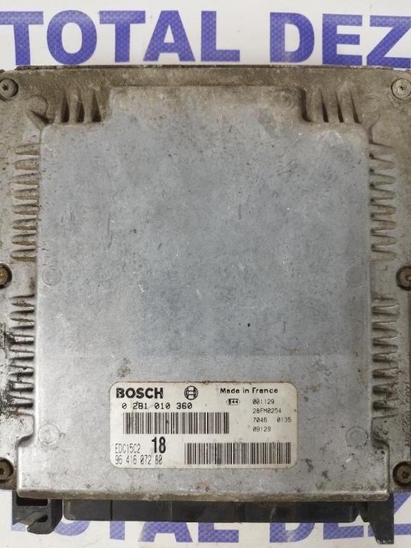 Calculator Motor (ECU) Peugeot Partner (5 / G) 2.0 HDI (RHY - 90CP) - 9641607280 / 0281010360