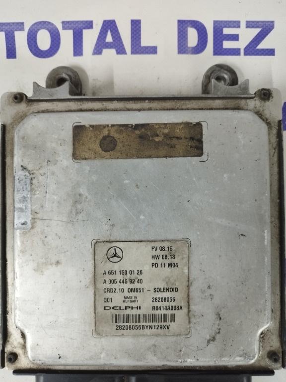 Calculator Motor (ECU) Mercedes-Benz C-Class (W204) C180 CDI / C200 CDI (OM651) - 28208056 / A6511500126