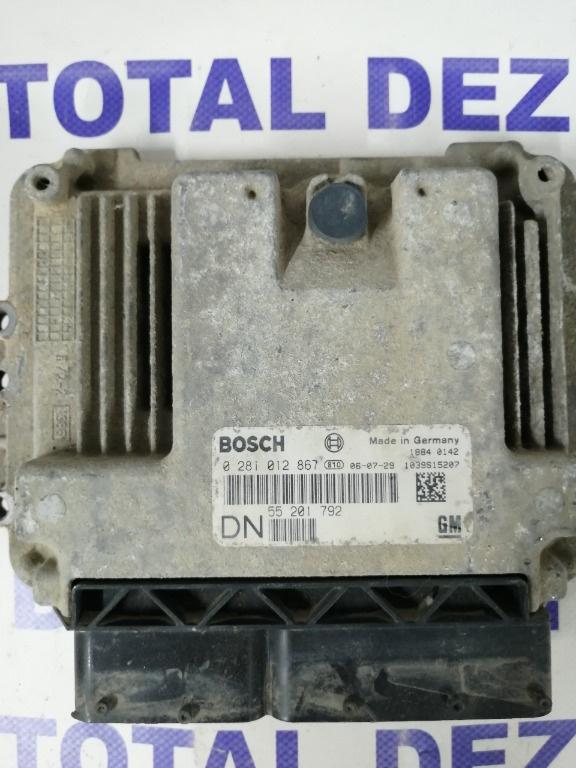 Calculator Motor ECU Opel Astra H 1.9 CDTI 120 CP / 150 CP - 0281012867 / 55201792