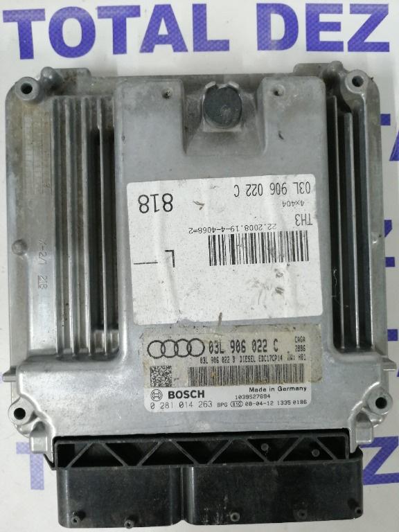 Calculator Motor ECU Audi A4 B8 2.0 TDI 143 CP - 0281014263 / 03L906022C