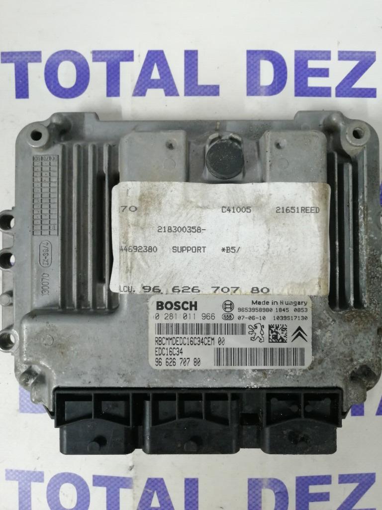 Calculator Motor ECU Citroen C4 1.6 HDI 110 CP - 0281011966 / 9662670780