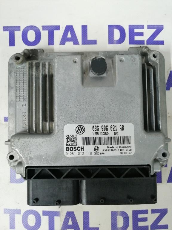 Calculator Motor ECU Volkswagen Passat B6 2.0 TDI 140 CP - 0281012119 / 03G906021AB