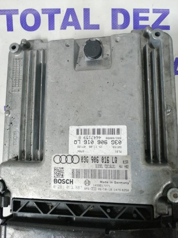 Calculator Motor ECU Audi A4 B7 2.0 TDI 140 CP - 0281013887 / 03G906016LQ