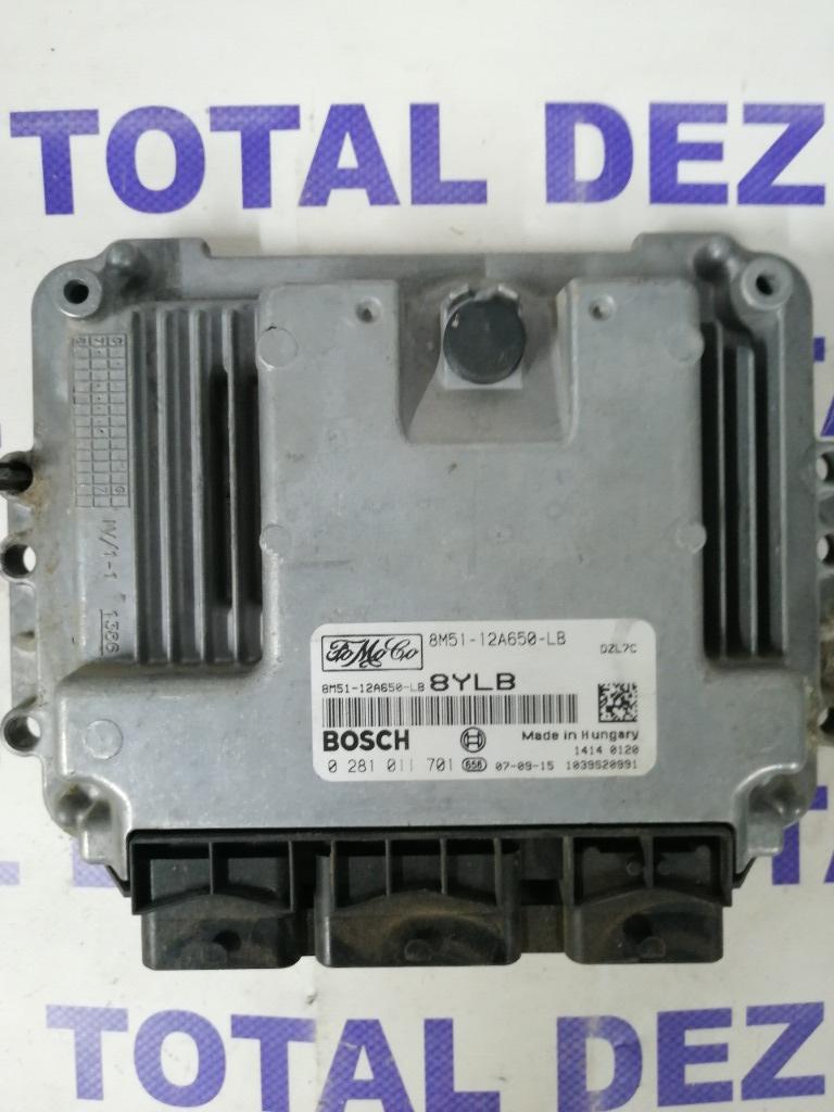 Calculator Motor ECU Ford Focus 2 1.6 TDCI 90 CP - 0281011701 / 8M51-12A650-LB