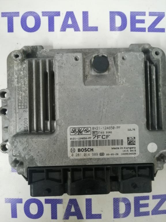 Calculator Motor ECU Ford Fiesta MK7 1.6 TDCI 90/95 CP - 0281014989 / 8V21-12A650-PF