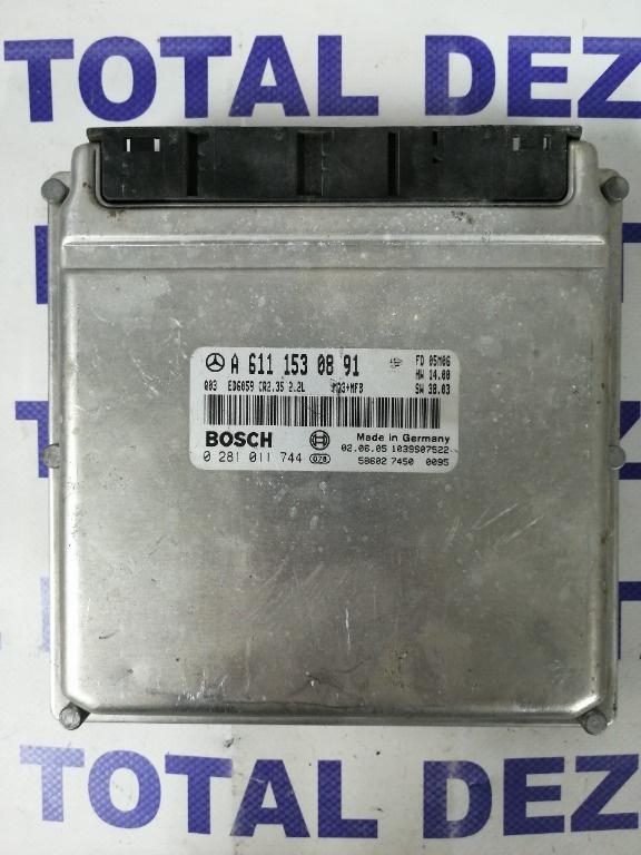 Calculator Motor ECU Mercedes-Benz Sprinter 208 CDI 2.2 CDI 82 CP - 0281011744 / A6111530891