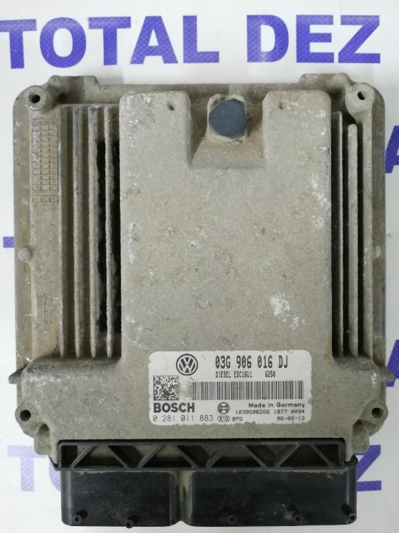 Calculator Motor ECU Skoda Octavia 2 1.9 TDI 105 CP - 0281011883 / 03G906016DJ