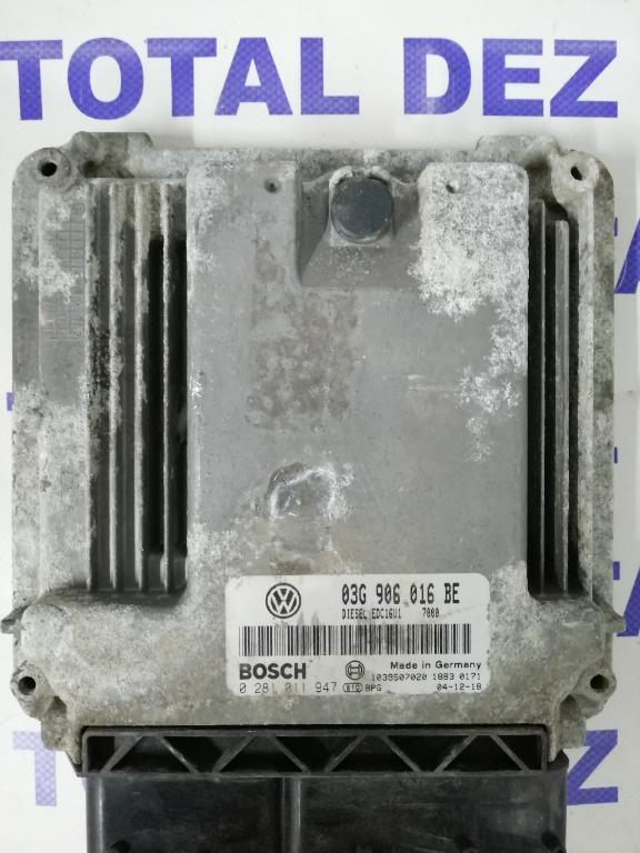 Calculator Motor ECU Skoda Octavia 2 1.9 TDI 105 CP - 0281011947 / 03G906016BE