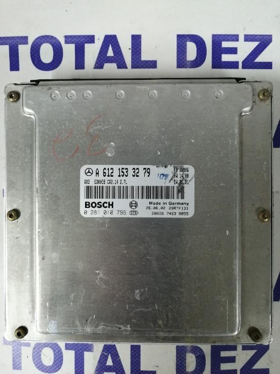 Calculator Motor ECU Mercedes-Benz ML 270 CDI (W163) 2.7 CDI 163 CP - 0281010796 / A6121533279
