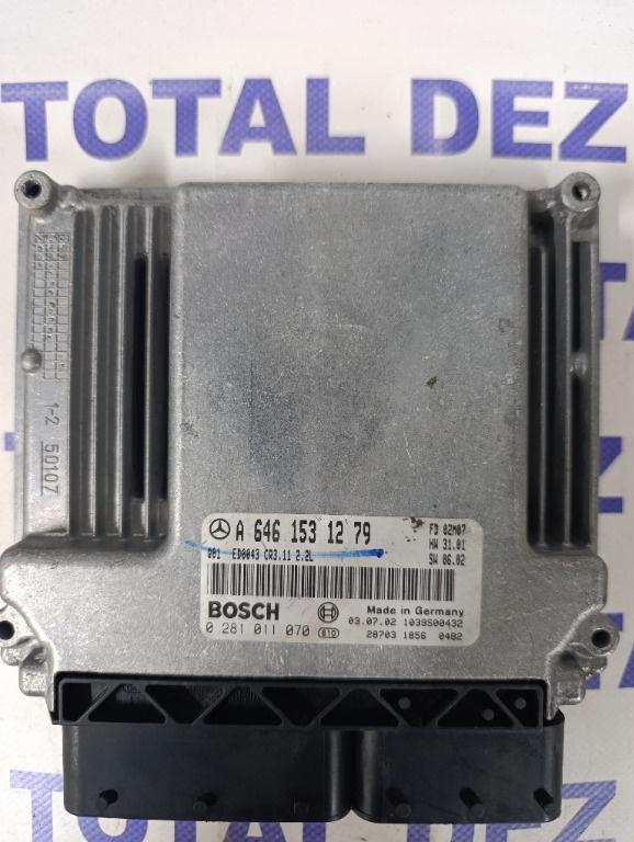 Calculator Motor ECU Mercedes-Benz E-Class (W211) E220 CDI 150 CP - 0281011070 / A6461531279