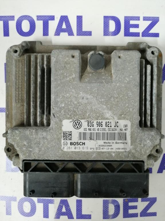 Calculator Motor ECU Skoda Octavia 2 2.0 TDI 140 CP - 0281013619 / 03G906021JC