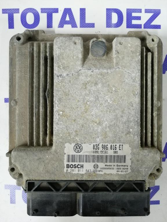 Calculator Motor ECU Volkswagen Golf 5 2.0 TDI 140 CP - 03G906016ET / 0281011843
