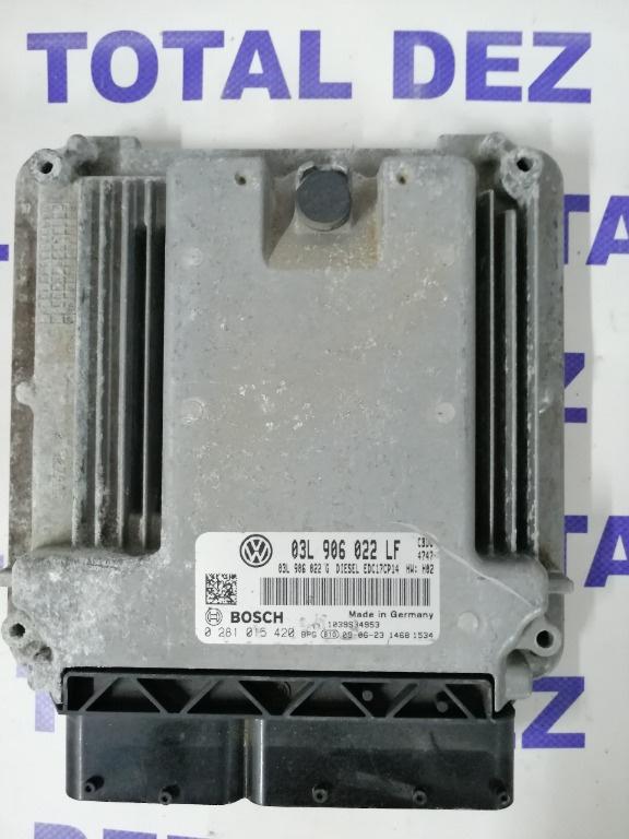 Calculator Motor ECU Volkswagen Golf 6 (5K1) 2.0 TDI 140 CP - 0281015420 / 03L906022LF