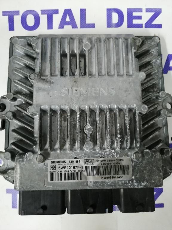 Calculator Motor ECU Peugeot 407 / 407 SW 2.0 HDI 136 CP - 9656412980 / 5WS40167F-T