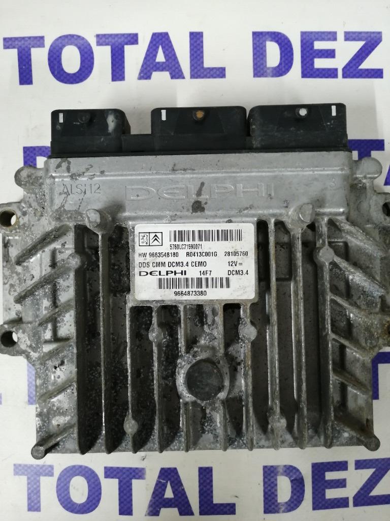 Calculator Motor ECU Peugeot 407 / 407 SW 2.0 HDI 136/140 CP - 9664873380 / 9663548180