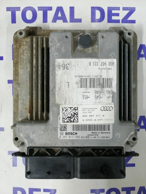 Calculator Motor ECU Audi A7 Sportback (4GA) 3.0 TDI 204 CP - 0281017399 / 4G0907311B