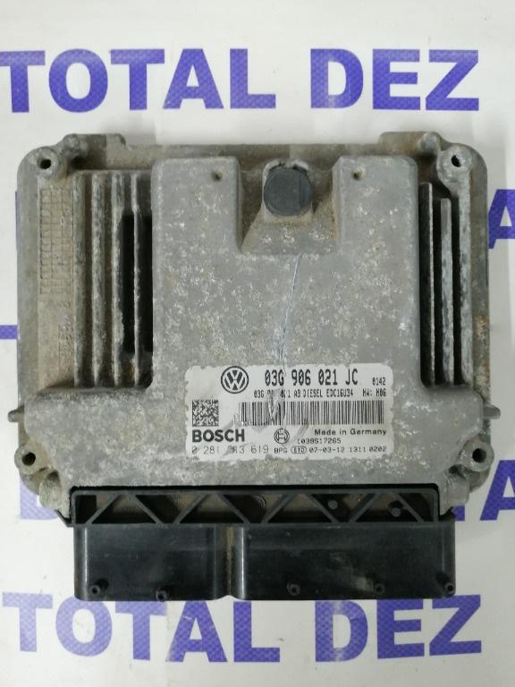 Calculator Motor ECU Skoda Octavia 2 (1Z3 / 1Z5) 2.0 TDI 140 CP (BMM) - 03G906021JC / 0281013619