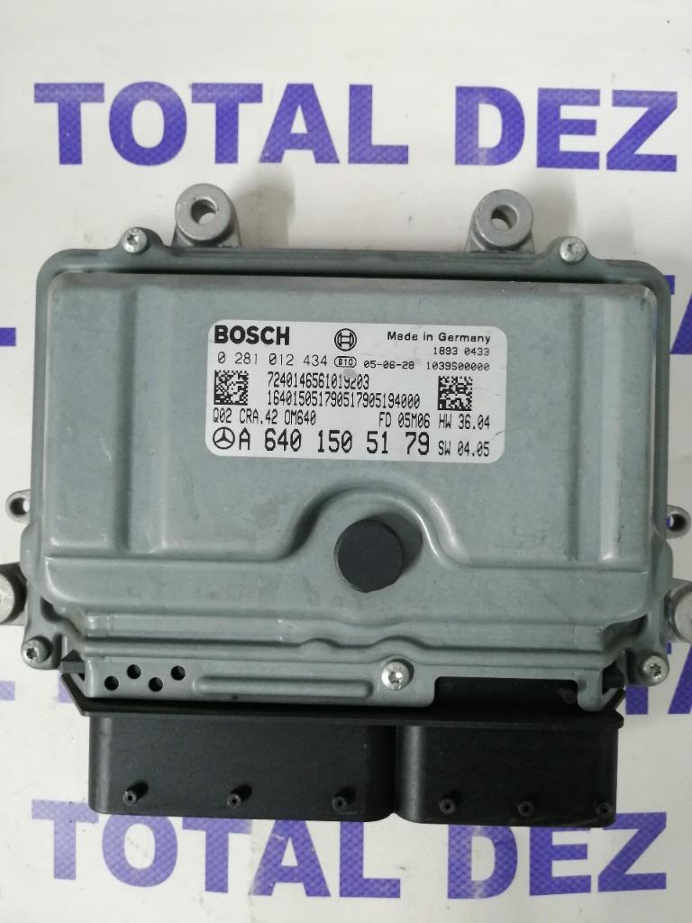 Calculator Motor ECU Mercedes-Benz Clasa A W169 A 180 CDI (109 CP) - 0281012434 / A6401505179