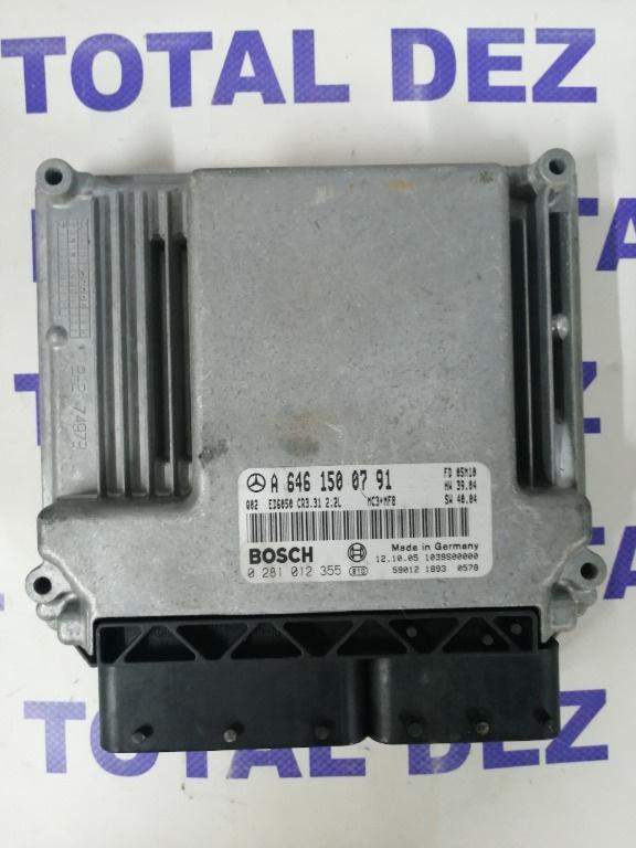 Calculator Motor ECU Mercedes-Benz Vito W639 109 CDI (88 CP) - 0281012355 / A6461500791