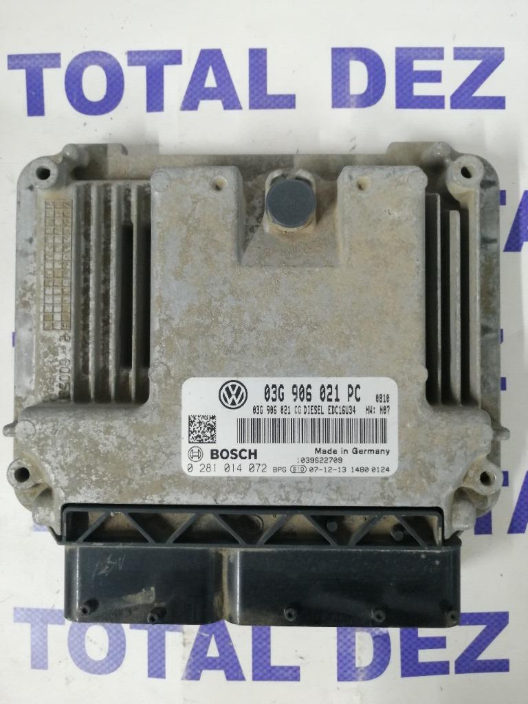 Calculator Motor ECU VW Caddy 1.9 TDI (75 CP) - 0281014072 / 03G906021PC