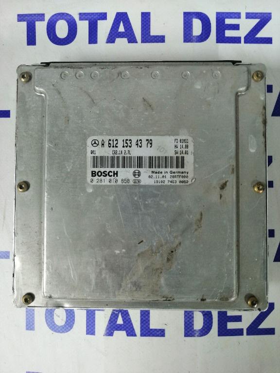 Calculator Motor ECU Mercedes-Benz C-Class (W203) C 270 CDI (170 CP) - 0281010858 / A6121534379