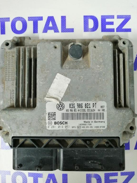 Calculator Motor ECU VW Caddy 3 (2K) 1.9 TDI (90 CP) - 0281014051 / 03G906021PT