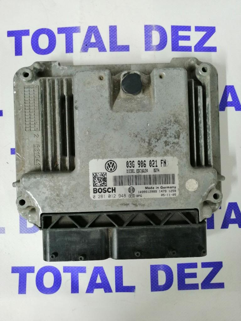 Calculator Motor ECU VW Golf 5 (1K) 2.0 TDI (140 CP) - 0281012948 / 03G906021FN