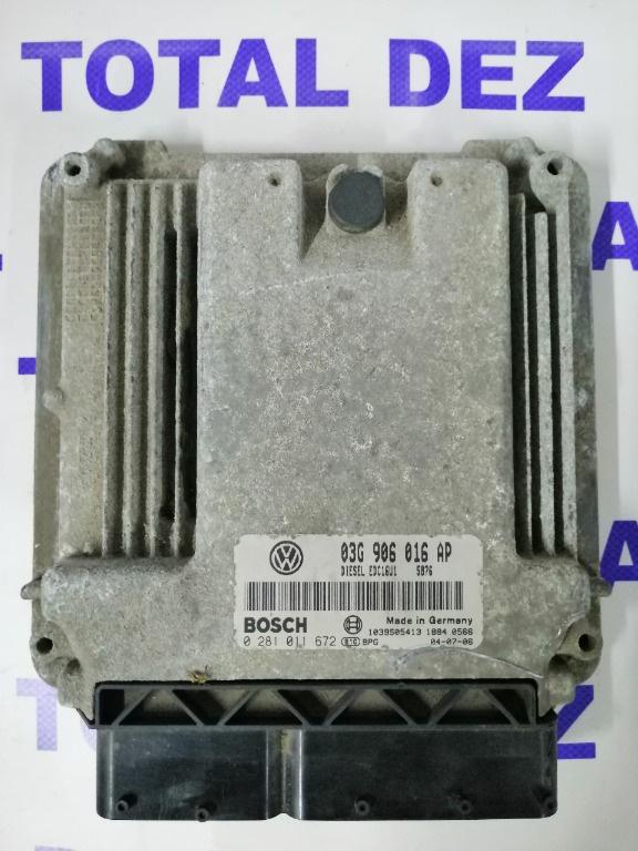 Calculator Motor ECU VW Golf 5 (1K1) 2.0 TDI (BKD) - 0281011672 / 03G906016AP