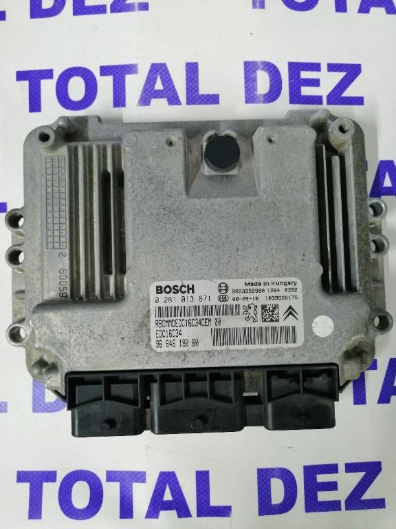 Calculator Motor ECU Peugeot Partner 1.6 HDI (75/90 CP) - 0281013871 / 9664618080