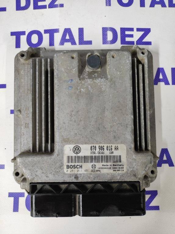 Calculator Motor ECU VW Touareg (7LA, 7L6, 7L7) 5.0 V10 TDI (313 CP) - 0281011481 / 070906016AA