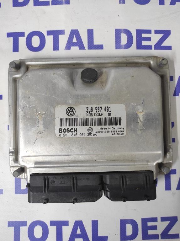 Calculator Motor ECU Skoda Superb I (3U4) 2.5 TDI (155/163 CP) - 0281010905 / 3U0907401