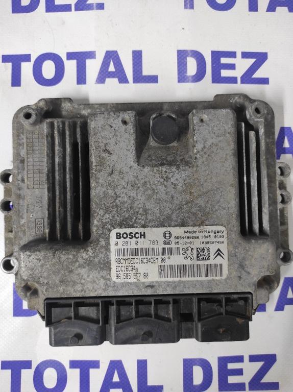 Calculator Motor ECU Peugeot 206 (2A/C, 2E/K) 1.4 HDI (68 CP) - 0281011783 / 9658556780