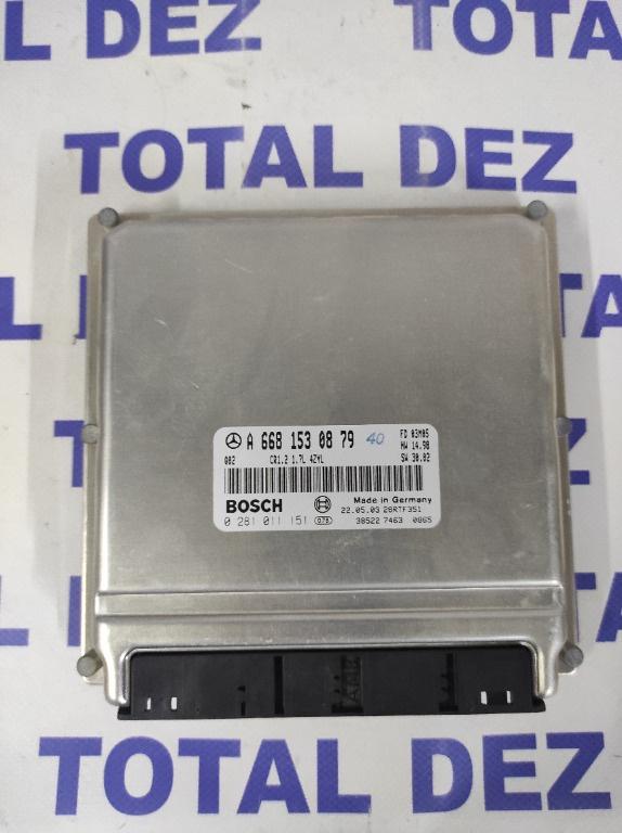 Calculator Motor ECU Mercedes A-Class (W168) A 160 CDI (60 CP / 75 CP) - 0281011151 / A6681530879