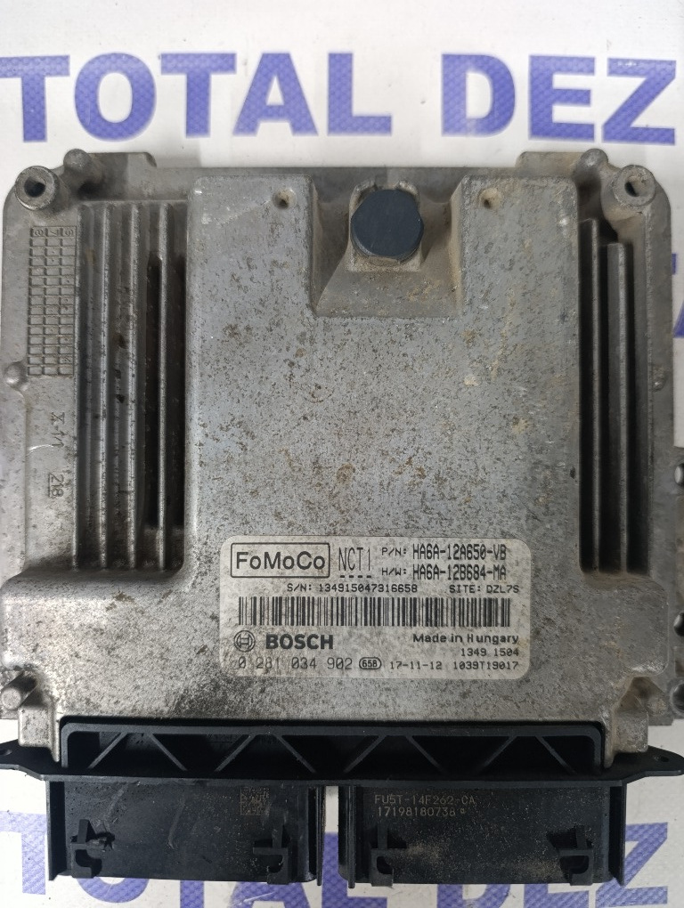 Calculator Motor ECU Ford Fiesta Mk8 (CE1) 1.5 TDCi 75-120CP - HA6A-12A650-VB / 0281034902