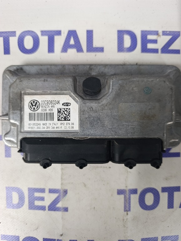 Calculator Motor ECU VW Golf 5 (1K1, 1K5) 1.4 16V (80 CP) *Motor BUD - 03C906024K 6160135004