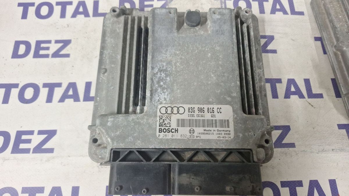 Calculator motor (ECU) Audi A3 S3 Sportback 8P 2006 - 03G906016CC 0281011832 1039S06215